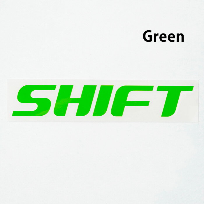 即納★店頭受取OK★SHIFT オリジナル ロゴ ステッカー Lサイズ 9色展開 ソリッドカラ...
