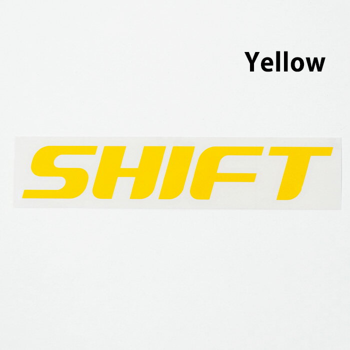 即納★店頭受取OK★SHIFT オリジナル ロゴ ステッカー Lサイズ 9色展開 ソリッドカラ...