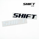 SHIFT オリジナル ロゴ ステッカー Sサイズ 2色展開 ソリッドカラー 黒 白 スノーボード スノボ スキー ネコポス便