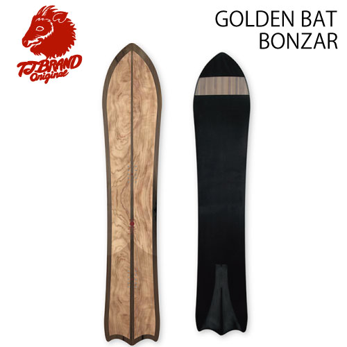 23-24 TJ BRAND GOLDEN_BAT_BONZAR スノーボード ゴールデンバットボンザー パウダーボード バックカントリー 地形 ボウル 3D スノーサーフ 谷川岳 スプーン形状　155.5