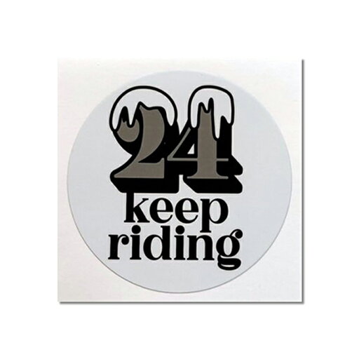 24 KEEP RIDING ステッカー 10cm ネコポス便 24 KEEP RIDING ステッカー 10cm ネコポス便