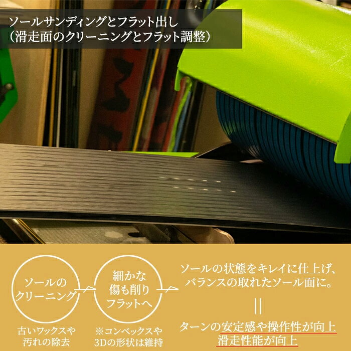 SHIFT WEB SHOPの【店頭受取OK】Level.3 スノーボード チューンナップ ストラクチャー エッジ手仕上げ チューニング チューンアップ クアトロクロス メンテナンス ホットワックス エッジビベリング Vサーモ ビベル サンディング ダリング クリーニング｜アングル2
