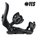 日本正規品 スノーボード ビンディング イエス YES DRIVE Pitch Black ドライブ バインディング メンズ 25-26 予約