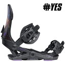 日本正規品 スノーボード ビンディング イエス YES SELECT KOWALCHUK Black セレクト バインディング メンズ 25-26 予約