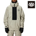 日本正規品 スノーボード ウェア アノラック ジャケット シックスエイトシックス 686 MENS GHOST 2.5L ANORAK Limestone Ripstop メンズ 25-26 予約