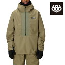 日本正規品 スノーボード ウェア アノラック ジャケット シックスエイトシックス 686 MENS GHOST 2.5L ANORAK Sage Ripstop メンズ 25-26 予約