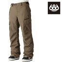 日本正規品 スノーボード ウェア パンツ シックスエイトシックス 686 MENS SMARTY 3-IN-1 CARGO PANT Tobacco メンズ 25-26 予約
