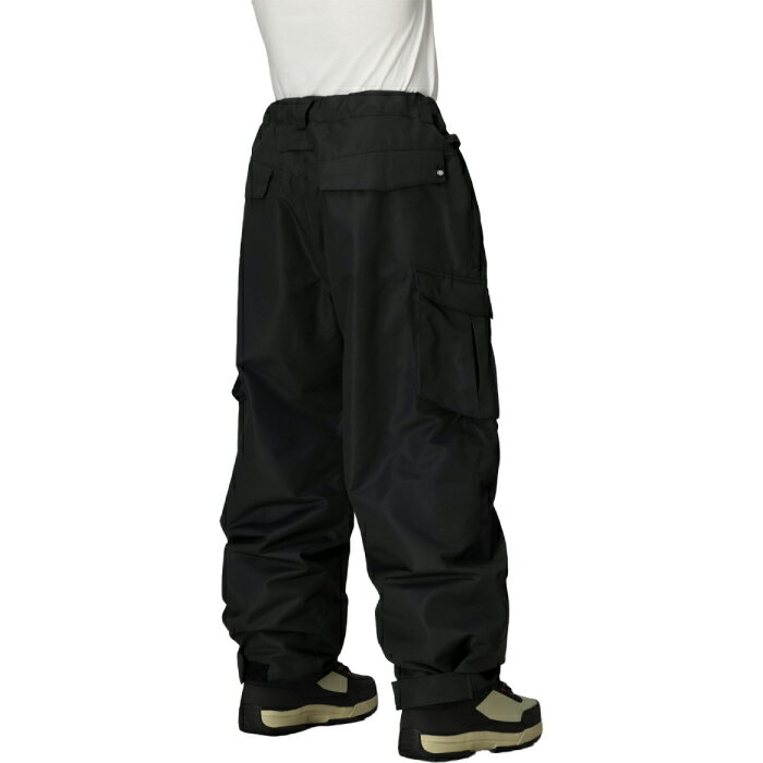 【店頭受取OK】日本正規品 スノーボード ウェア パンツ シックスエイトシックス 686 ESSOX CARGO PANT Black メンズ レディース 25-26 3