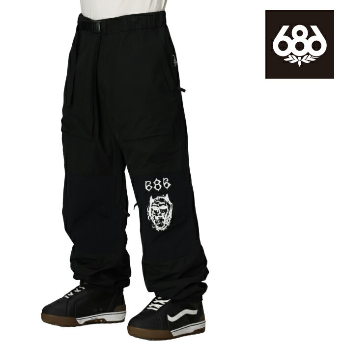 日本正規品 スノーボード ウェア パンツ シックスエイトシックス 686 MENS GHOST 2.5L PANT Cooper Black メンズ 25-26