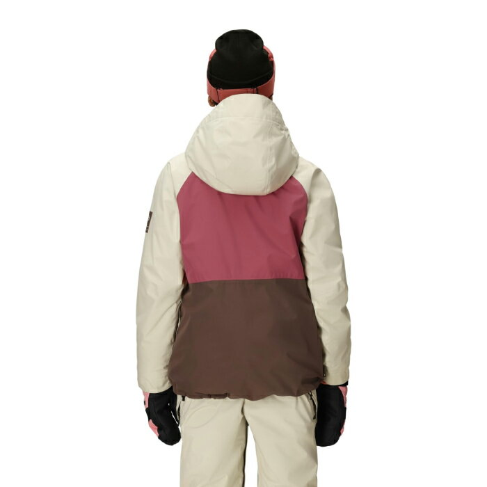 【店頭受取OK】日本正規品 スノーボード ウェア ジャケット シックスエイトシックス 686 WOMENS GORE-TEX WILLOW INSULATED JACKET Rosewood Colorblock ゴアテックス レディース 25-26 3