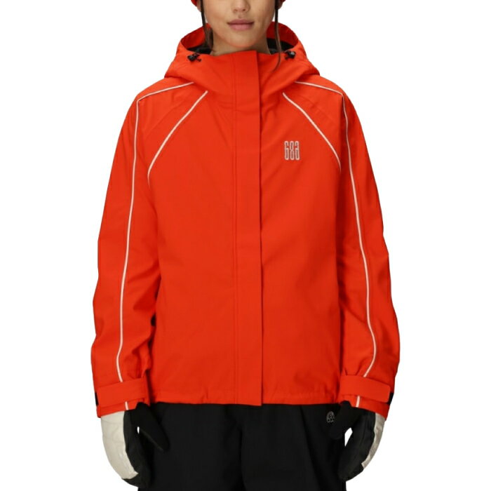 【店頭受取OK】日本正規品 スノーボード ウェア ジャケット シックスエイトシックス 686 WOMENS HOLOGRAM SHELL JACKET Flare レディース 25-26 2