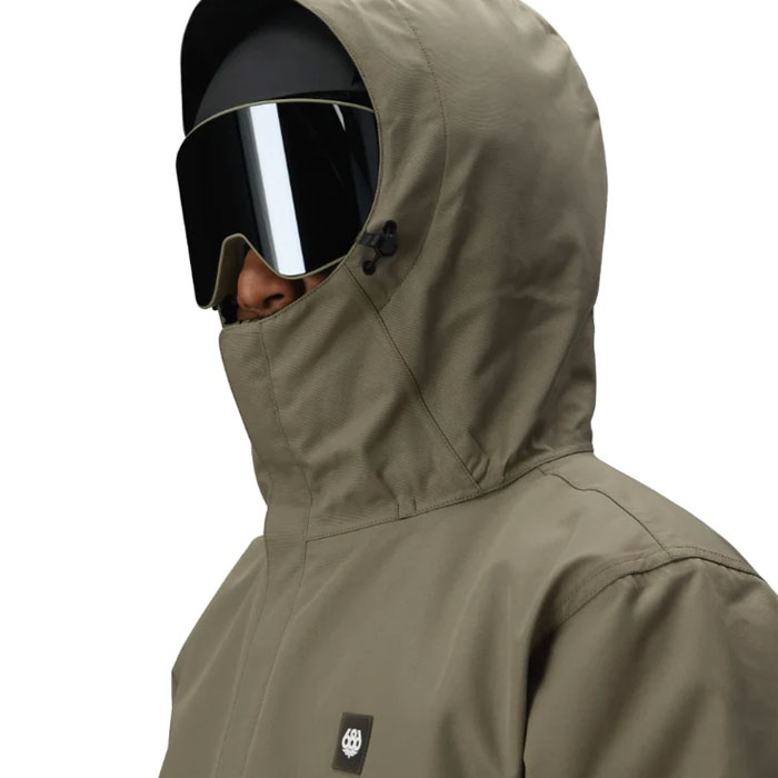 【店頭受取OK】日本正規品 スノーボード ウェア ジャケット シックスエイトシックス 686 MENS FOUNDATION INSULATED JACKET Sage Colorblock メンズ 25-26 3