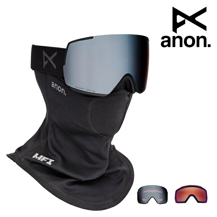 Frame: Smoke Lens: Perceive Sunny Onyx (6% / S4) Spare Lens: Perceive Variable Violet (34% / S2) Flat-toric field of view. Magna-Tech precision. More peripheral vision, cleaner frame. The M5 sits between the M4 and M6 with a flat-toric lens shape that combines the expanded peripheral vision of a toric lens with the cleaner, more refined profile of a cylindrical frame. If the M4 is the maximum field of view option and the M6 is the wide cylindrical option, the M5 is for skiers and riders who want a wider peripheral field of view without the full M4 frame footprint. Magna-Tech manages lens changes. Two Perceive lenses ship in the box. MFI seals the face mask to the goggle. Tech ・Magnetic Facemask Integration ・Magna-Tech ・Bonus Lens Included ・PERCEIVE Lens ・Anon Flat Toric Lens Technology ▼ お店に遊びに来てね！ ▼ 店頭受け取りの設定方法はコチラ↑ 商品やチューニング、メンテナンス等々… 当店スタッフがお客様のお悩み相談お伺いします。