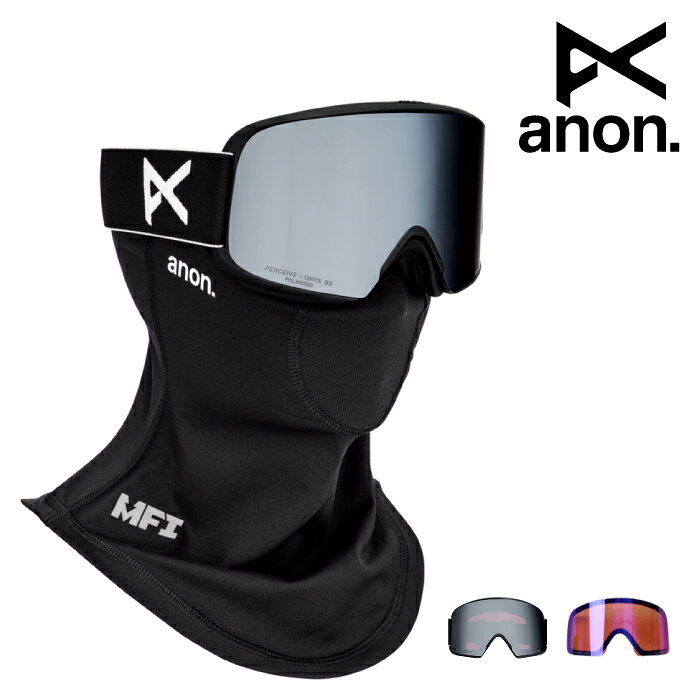 フレーム: Black レンズ: Perceive Sunny Polarized Onyx (10% / S3) スペアレンズ: Perceive Variable Violet (34% / S2) 晴れた日のまぶしさを軽減。 The Anon M6 Polarized Goggles feature a cylindrical lens with Perceive Polarized optics, Magna-Tech quick lens changes and MFI Integration.. Built for bright conditions. The Anon M6 Perceive Polarized Goggles reduce glare while enhancing contrast and terrain definition when the sun's out. The cylindrical lens delivers an expansive field of view in a low-profile design that pairs precisely with helmets. Magna-Tech technology uses powerful rare earth magnets for quick, secure lens swaps, while our advanced anti-fog treatment helps minimize fogging when visibility matters most. Full-perimeter venting and moisture-wicking face foam work together to maintain airflow and comfort. MFI magnetic face mask integration allows seamless face mask attachment. Includes a bonus Perceive lens for changing light, an MFI Lightweight face mask, Magna-Tech goggles storage case, microfiber goggle bag, and a goggles lens protector. テック ・マグネット式一体型 ・ポラライズドレンズ ・Magna-Tech ・ライトウェイトネックウォーマー付き ・PERCEIVE レンズ ・Anon円柱レンズテクノロジー ▼ お店に遊びに来てね！ ▼ 店頭受け取りの設定方法はコチラ↑ 商品やチューニング、メンテナンス等々… 当店スタッフがお客様のお悩み相談お伺いします。