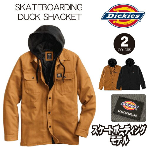 日本未発売【DICKIES ディッキーズ スケートボーディング DUCK SHACKET SKATEBOARDING TJSK5】デッキーズ シャツジャケット ワークウェア SK8 ストリート 送料無料