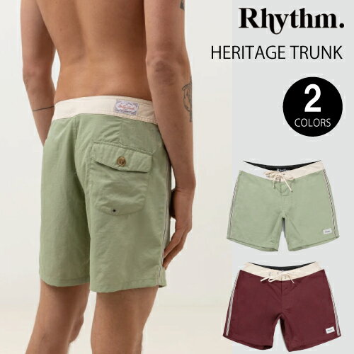 楽天SHIFT WEB SHOPRHYTHM ボードショーツ HERITAGE TRUNK　リズム ヘリテージトランク 海パン サーフィン 水陸両用 サーフトランクス ボードショーツ サーフパンツ サーフショーツ 水着 ショートパンツ 男性用