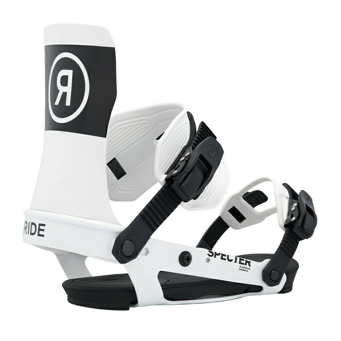 【店頭受取OK】日本正規品 スノーボード ビンディング ライド RIDE SPECTER MENS White スペクター バインディング メンズ 25-26 2
