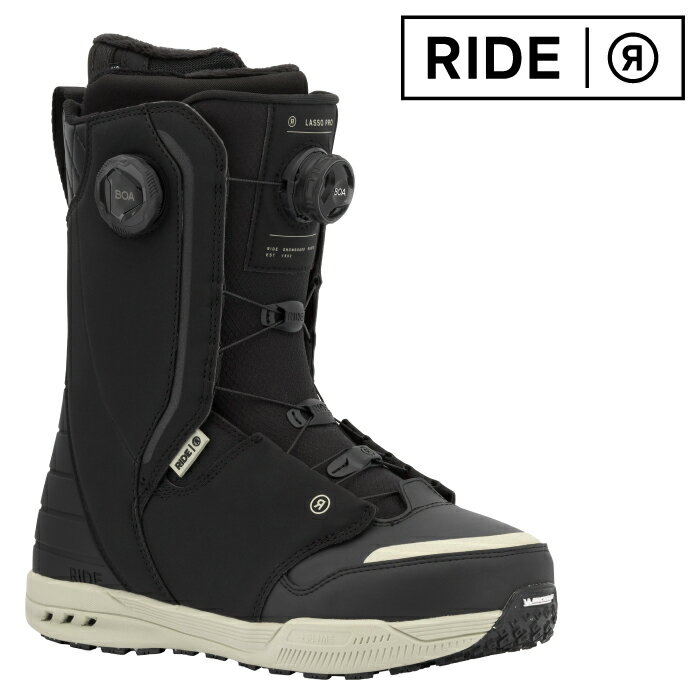 ���{���K�i �X�m�[�{�[�h �u�[�c ���C�h RIDE LASSO PRO Black ���b�\ �v�� �����Y 25-26