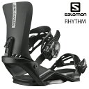 スノーボード ビンディング サロモン SALOMON RHYTHM Black リズム ブラック バインディング メンズ レディース 24-25 日本正規品