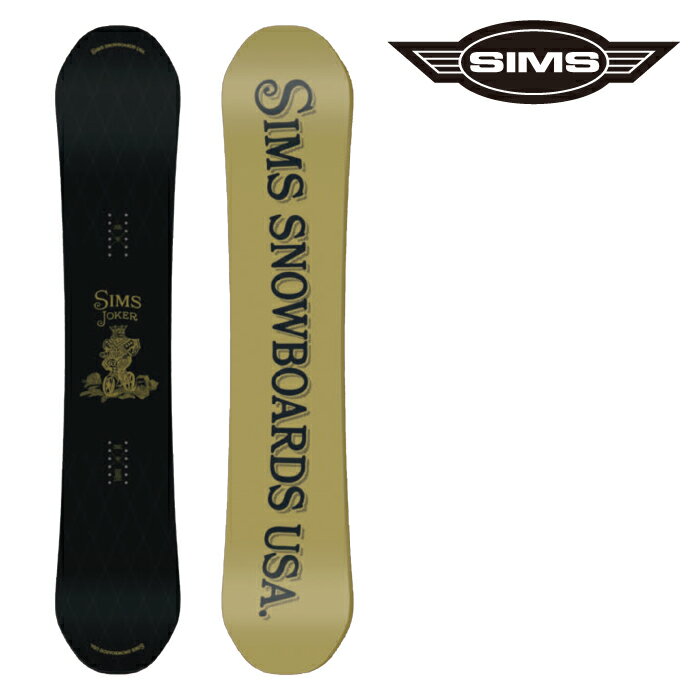 日本正規品 スノーボード 板 シムス SIMS JOKER Black ジョーカー メンズ レディース 25-26