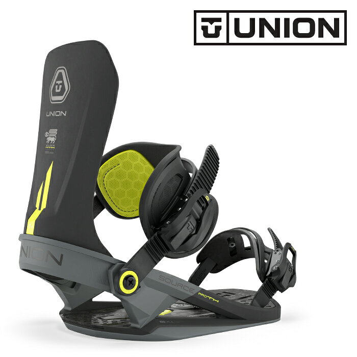 Designed with Torstein Horgmo, the all-new Union Source Pro TH blends freestyle freedom with pro-level performance. A new highback gives it a more playful, freestyle-focused feel, while cushioned Hybrid 3.0 ankle straps deliver the perfect balance of comfort, control, and response. Built for riders who want precision without restriction. Binding Flex: 7/10 Technology BASEPLATE: S10 Halo Duraflex CB w/ FC Core BUSHING: Hi-Flex HP EVA FOOTBED: Forged Carbon CANTING: No HIGHBACK: S18 Source TH Duraflex Blue FLAD: Integrated 3-Stage HEELCUP: Extruded 3D Aluminum ANKLE STRAP: Hybrid 3.0 w/ HP Core TOE STRAP: TS 6.0 Dual-Layer UltraGrip STRAP ADJUST: Pins + Quick-Lock RATCHETS: Magnesium S1 w/ Aluminum Base HARDWARE: Grade 8.8 Steel + Titanium COMPATIBILITY: 4x2 DISK: Direct Connect System ●MEN'S/UNISEX BINDINGS SIZE CHART XS S M L XL US Men -5.5 5.5-7.5 8-10 10.5-13 13-15 US Women 4-6.5 6.5-8.5 9-11 - - MONDO 21-23.5 23.5-25.5 26-28 28.5-31 31-33 ※サイズはメーカー推奨となりますので、ブーツの種類により対応サイズ内であっても入らない場合もございます。 ▼ お店に遊びに来てね！ ▼ 店頭受け取りの設定方法はコチラ↑ 商品やチューニング、メンテナンス等々… 当店スタッフがお客様のお悩み相談お伺いします。