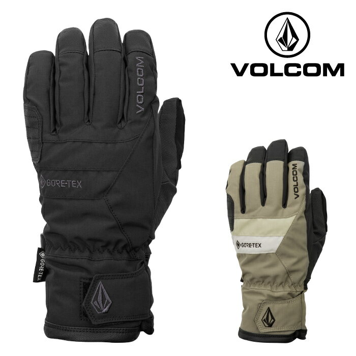 日本正規品 スノーボード グローブ ボルコム VOLCOM CP2 GORE-TEX GLOVE Black/Brown/Military ゴアテ..