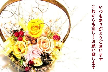 【父の日贈り物】ありがとうカード 薔薇の花かご ...の商品画像
