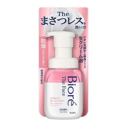 ビオレ　ザフェイス　泡洗顔料　ディープモイスト　本体のサムネイル