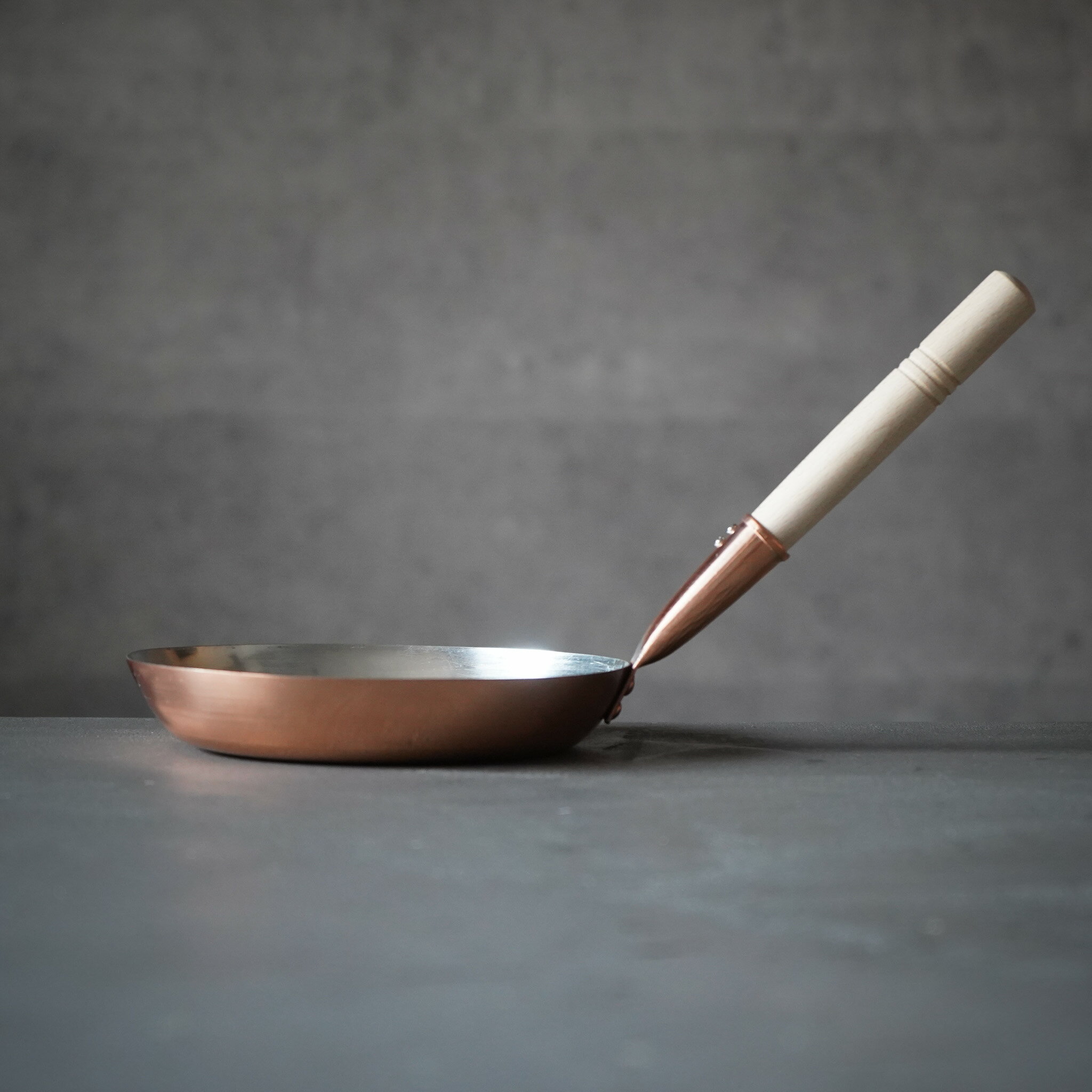 Rakuten - 鍋 親子鍋 業務用【 銅親子鍋 横柄 Φ165×27mm 丸新銅器】 親子丼 かつ丼 銅製 燕三条
