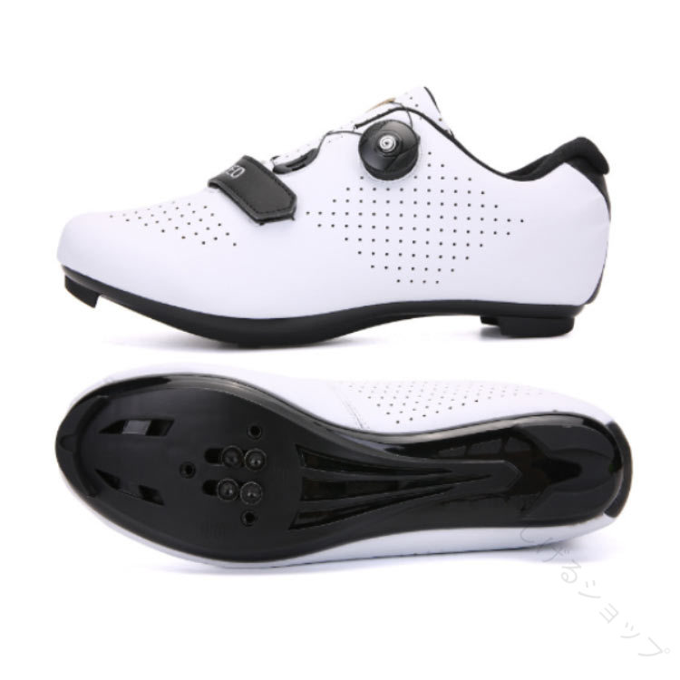 サイクリングシューズ 快速靴紐 自転車靴 サイクルシューズ ロードバイク メンズ マウンテンバイク 靴 ..