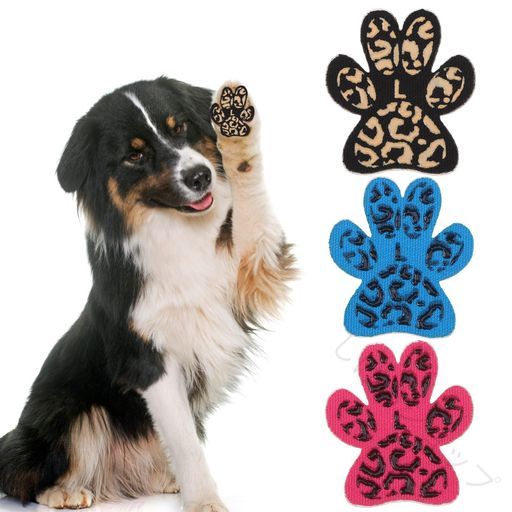 犬靴下シール滑り止め24枚セットフットパッドすべり止め犬靴老犬ペット用すべり止め犬用靴下犬肉球シール肉球シールフローリング転倒防止足裏保護小型犬中型犬大型犬シニア犬後ろ足XXLサイズ対応