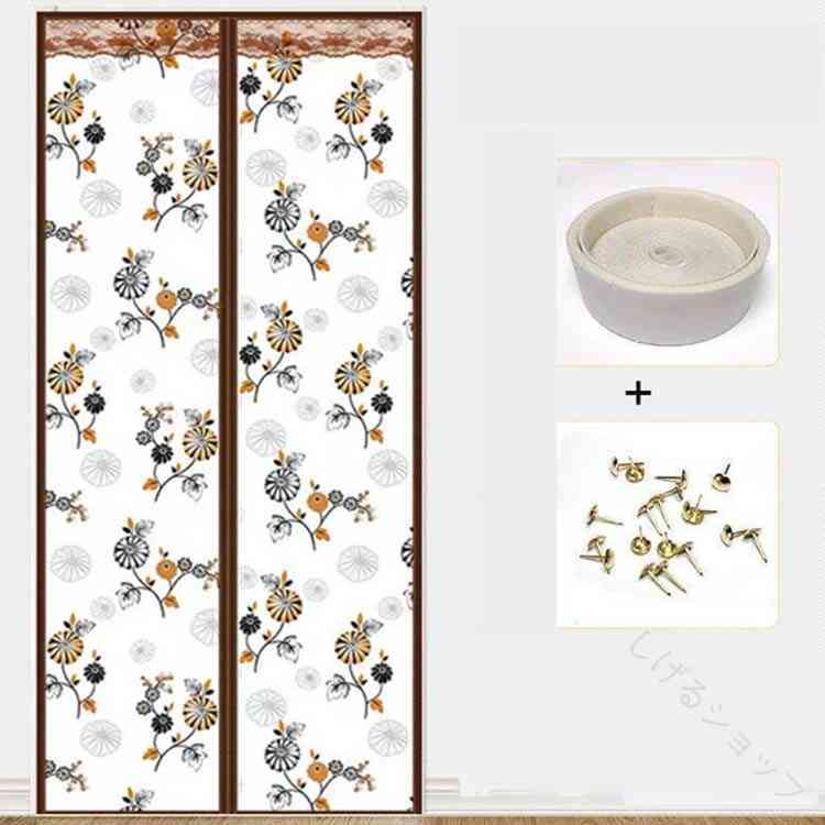 防寒 クリア マジックテープ付き 断熱 暖簾 クリア マグネット式 省エネ 冷暖房効率UP ドアカーテン ド..