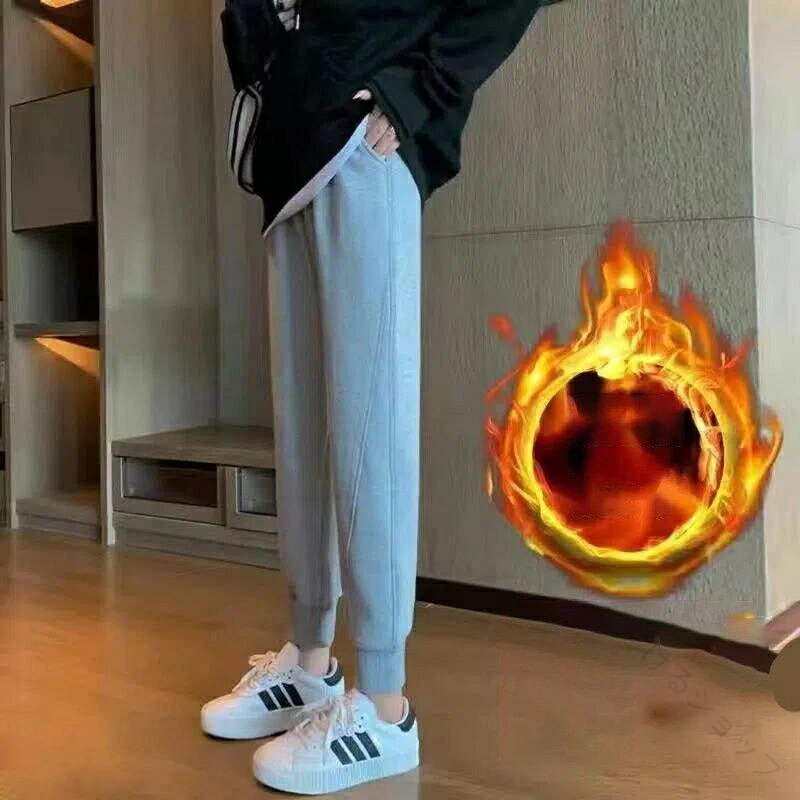 スウェットパンツ レディース ジョガーパンツ 裏ボア 裏起毛 厚手で暖かい ズボン スポーツウェア ルームウェア カジュアル 体型カバー 美脚効果 秋冬対応