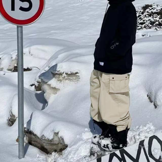 黒 メンズ 秋 薄手 カーゴパンツ スキーパンツ スノーボードウェア 撥水 防水 防風 ロングパンツ レディース カジュアルパンツ ズボン ボードウェア スノボウェア スキーウェア スノボ ウェア