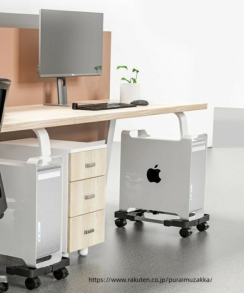 CPUスタンド デスクトップ PCラック サーバーラック キャスター付き 伸縮式 PCスタ...
