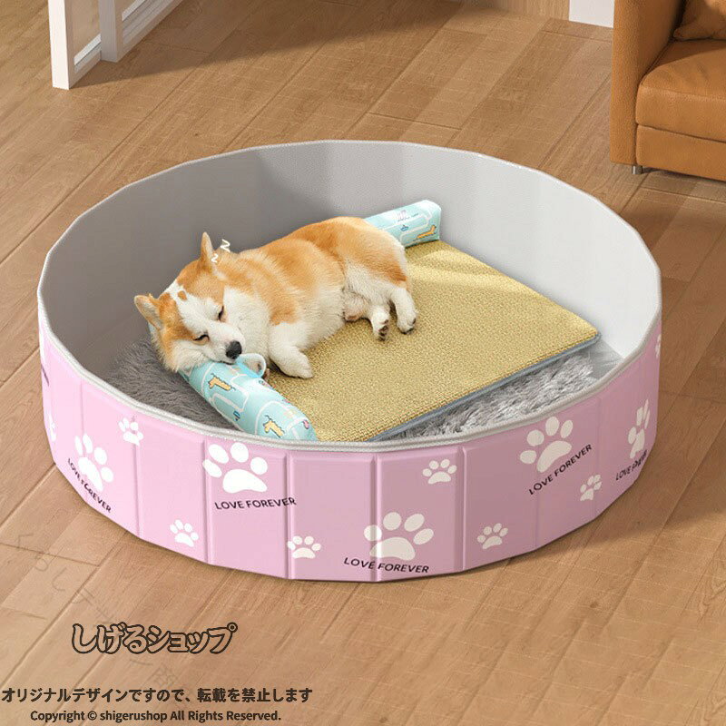 1.プールのサイズ：直径80x高さ30cm、直径120x高さ30cm。2.このプールは空気入れの必要がない、広げるだけで楽に遊べます。使わない時に折りたたんで、コンパクトに収納できます。3.プールはPVC素材を使用しており丈夫で耐久性があります。底の両面は滑り止めで、子供やペットがプールに立っている時に安定感があります。4.子供の水遊びプールとしてだけでなく、ボールプールやペットバスとしても使用できます。屋外でも室内でも使用でき、暑い季節に大活躍です。5.おもちゃの収納プール、砂遊びプールなどの多くの用途があます。ご不明な点がございましたら、お気軽にお問い合わせください。 指定された配送時間は承っておりません。