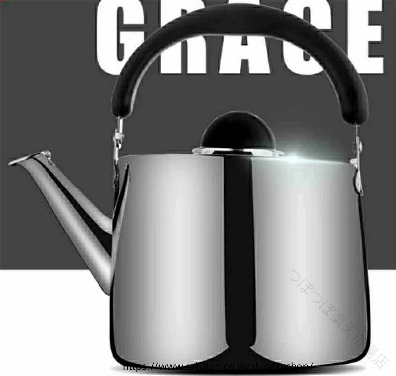 しげるショップの笛吹きケトル IH対応 直火対応 ステンレス シンプル 大容量 6L 5L 4L 3L 2L 笛吹 ih ケトル 使いやすい 錆びない 錆びにくい 長持ち 耐久性 高品質 おしゃれ 軽量 安全 簡単操作 コンパクト キ｜アングル2
