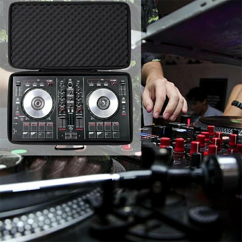 しげるショップのDJコントローラー バッグ 衝撃吸収 パッド入り 運搬ケース DDJ FLX4 DDJ 400 DDJ REV1 DDJ RB 2チャンネルコントローラー コントローラーバッグ ケース カバー 保護 インナーケース キャリングケ｜アングル3
