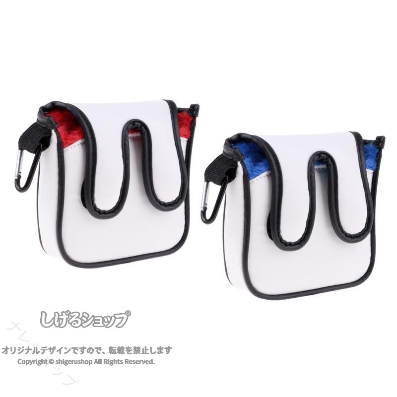 ヘッドカバーパターカバー対応全2色パター用カバーゴルフアクセサリーヘッド保護高品質軽量耐久性おしゃれプレゼント実用的便利全角対応ラウンド用品クラブ保護収納簡単装着