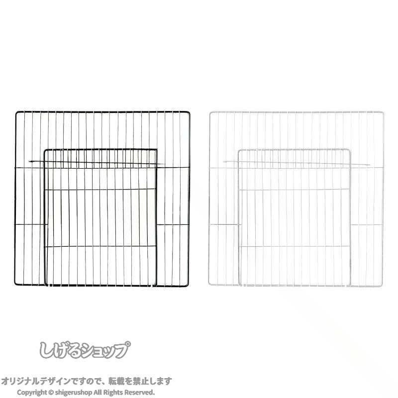 ペット ベビーサークル 屋内 小動物 ドア DIY 拡張可能 金属 ケージ ワイヤー メッ...
