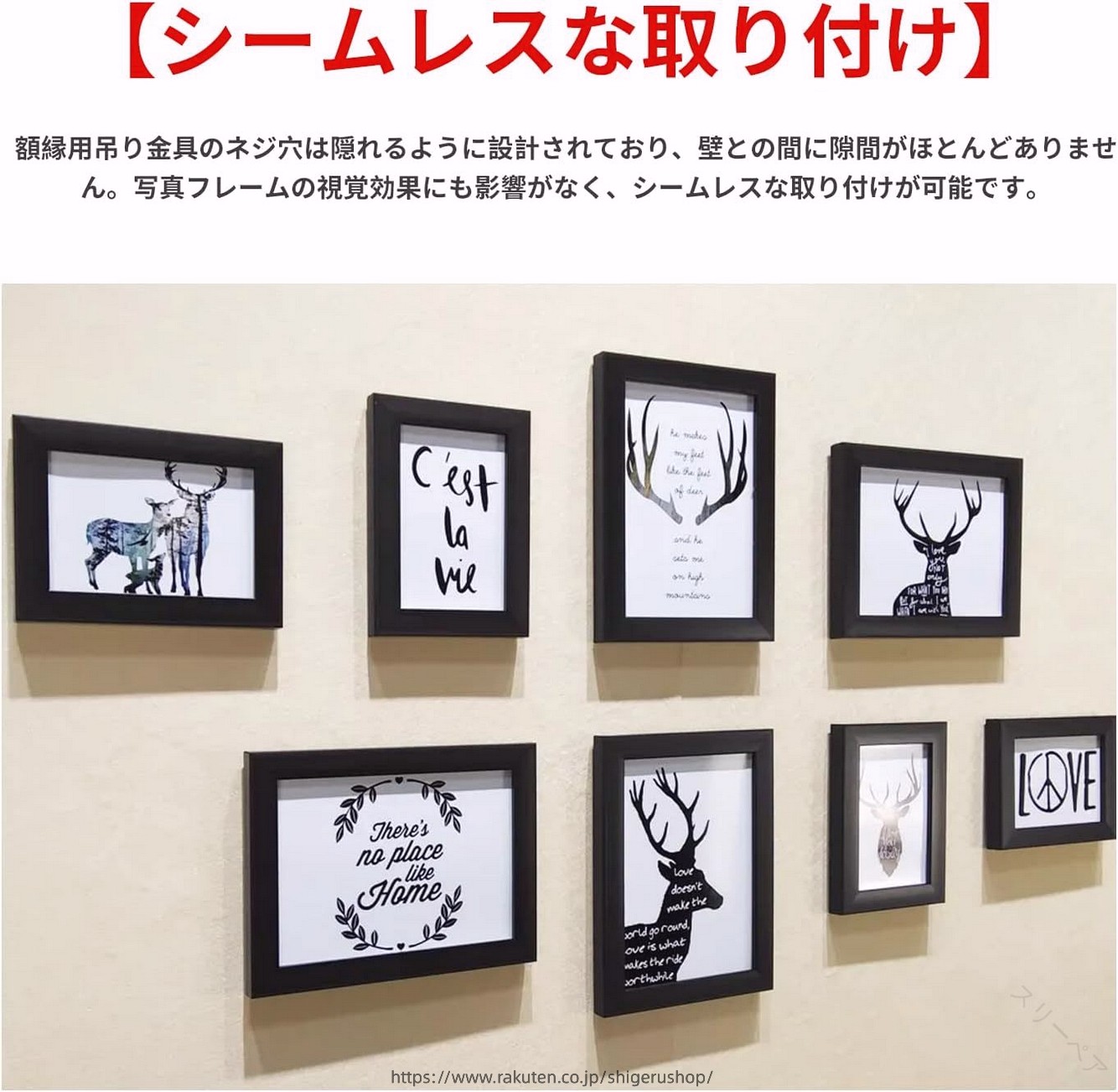 額縁 吊金具 ステンレス製 6組セット 15組セット 額縁フック 壁掛け フック 吊り下...