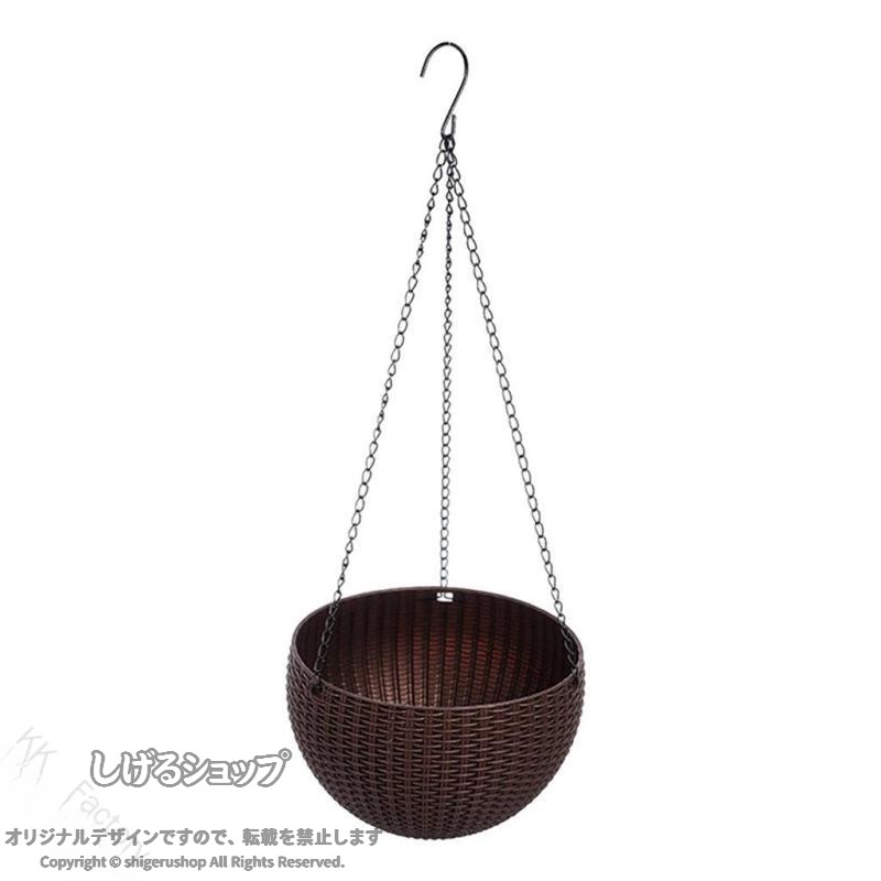 植物ハンガー 吊り鉢 植物鉢 プラントポット 装飾品 屋内 屋外 天井デッキ用…