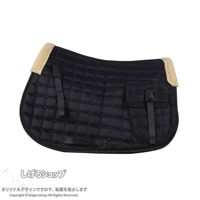 馬用サドルパッド.乗馬用品.快適な裸馬パッド.競技トレーニングポケット付き乗馬品...