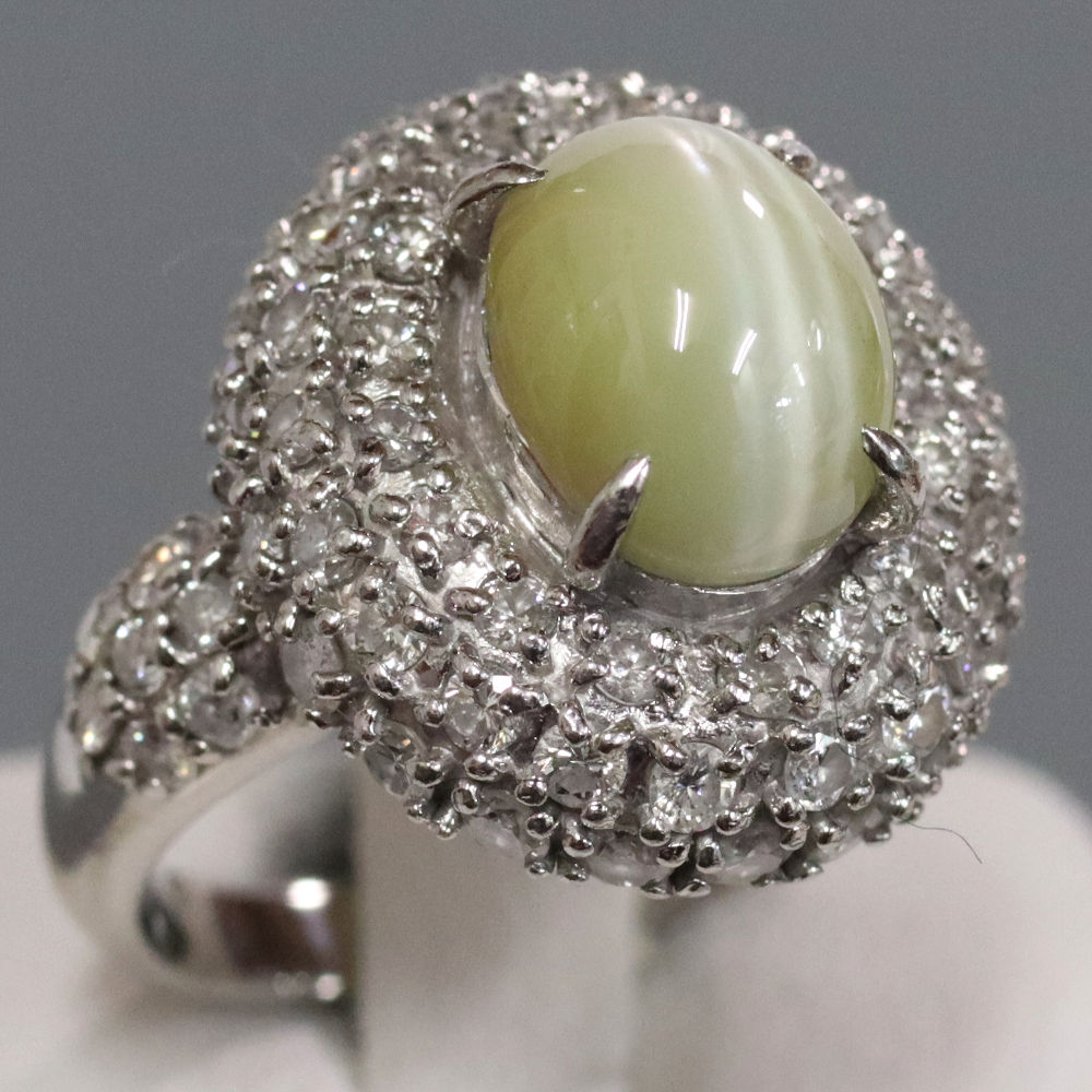 【中古】 Pt900クリソベリルキ...