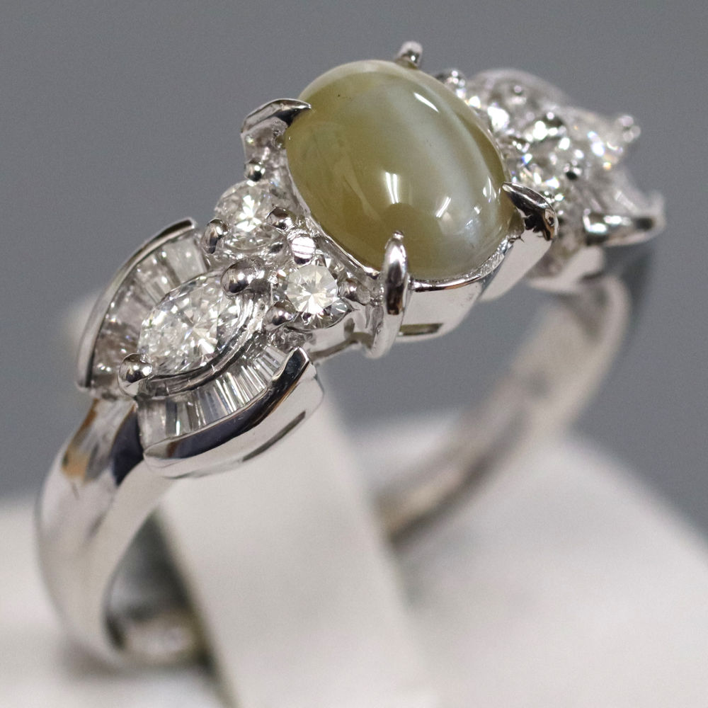 【中古】 Pt900クリソベリルキ...