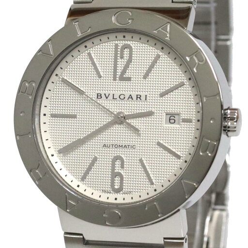 【中古】ブルガリ ブルガリ・ブルガリ(BB42SS)42mm ホワイト AT 自動巻き 【中古】ブルガリ ブルガリ・ブルガリ(BB42SS)42mm ホワイト AT 自動巻き