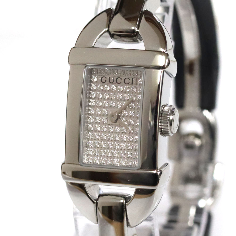 【中古】グッチ バンブー パヴェダイヤモンド(YA068501,6800L)