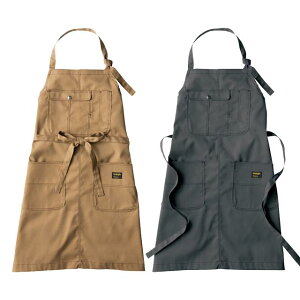 ラングラー Wrangler 胸当てエプロン AZ-64180 作業服 カフェ ユニフォーム ストレッチ サービス 飲食業 メンズ レディース ユニセックス おしゃれ かっこいい アイトス AITOZ