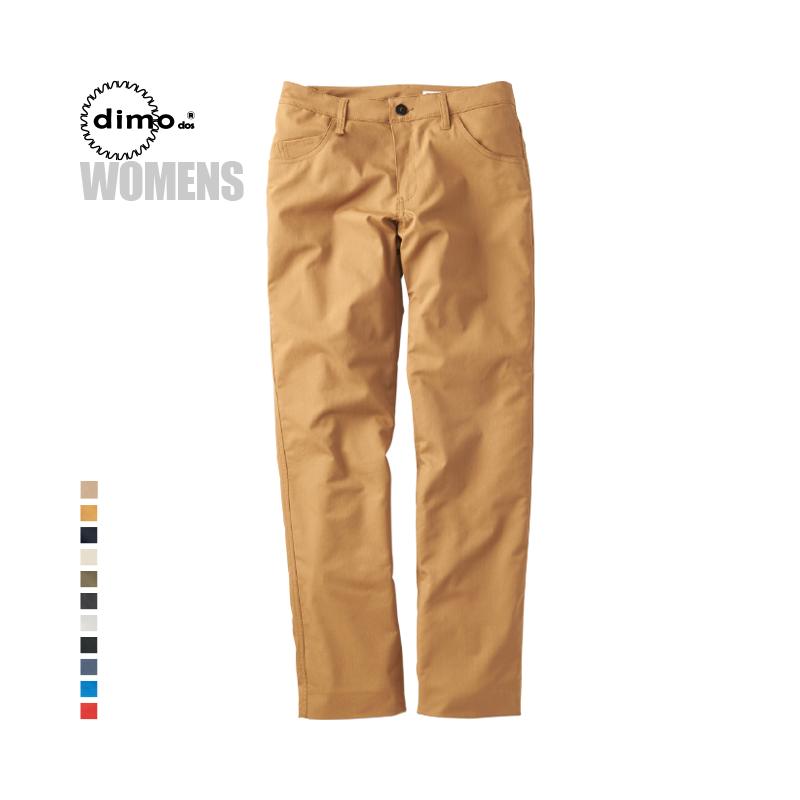 dimo ストレッチ レディースパンツ D518 吸汗速乾 イージーケア 5号 7号 9号 11号 13号 15号 17号 19号 21号 女性用 パンツ ワークパンツ おしゃれ 作業服 作業着 制服 ユニフォーム 大きいサイズ 中塚