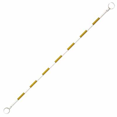 Rakuten - コーンバー 34Φ×2m　黄/白　10本セット【区画表示・境界表示】